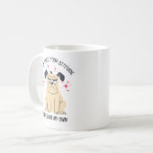 Grappige Hond Humeur Koffiemok (Voorkant links)