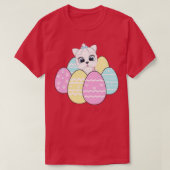 grappige hond in het ei 1 t-shirt (Design voorkant)