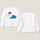 Grappige hond in Pet en jas voor kinderen (Voorkant /achterkant)