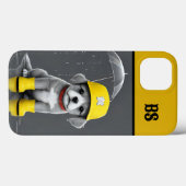 Grappige hond in regenlaarzen - hond Humor Case-Mate iPhone Case (Achterkant (horizontaal))