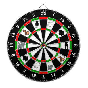 Grappige Hond & Kat Kont Dartbord