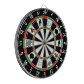 Grappige Hond & Kat Kont Dartbord (Voorkant Links)