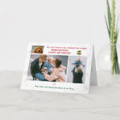 Grappige Hond Kat Pawsitive 3 foto's Minimalistisc Kaart (Voorkant)