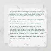 Grappige Hond Kat Pawsitive 5 Foto's Collage Moder Feestdagenkaart (Achterkant)