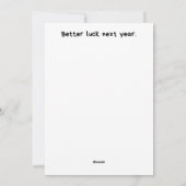 Grappige hond Kerstman ik kan alles uitleggen Kers Feestdagenkaart (Achterkant)