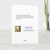 Grappige hond Kerstman Ik kan alles uitleggen Kers Kaart (Achterkant)