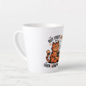 Grappige Hond Koffie Liefhebber Cadeau Latte Mok (Linkerhoek)
