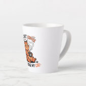 Grappige Hond Koffie Liefhebber Cadeau Latte Mok (Rechterhoek)