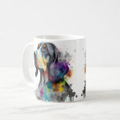 Grappige hond koffiemok (Voorkant links)