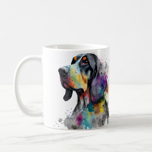Grappige hond koffiemok (Links)