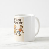 Grappige Hond Koffiemok (Voorkant rechts)