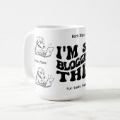 grappige hond koffiemok (Voorkant links)
