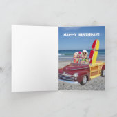 Grappige hond / Lab echtgenoot verjaardag Kaart (Binnen)