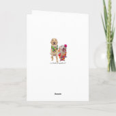 Grappige hond / Lab Verjaardag voor echtgenoot Kaart (Achterkant)