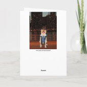 Grappige hond / Lab verjaardag voor zoon of neef Kaart (Achterkant)