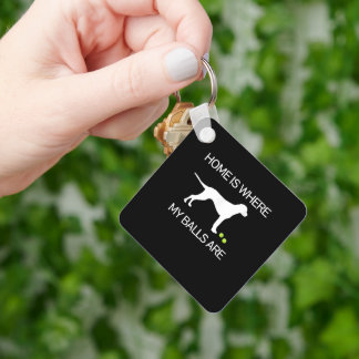 Grappige hond Labrador Retriever Sleutelhanger