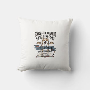 Grappige Hond Lezer Vintage Gravure T-shirt voor B Kussen