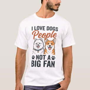 Grappige Hond Liefhebber Citaat Vintage Gravure Ve T-shirt