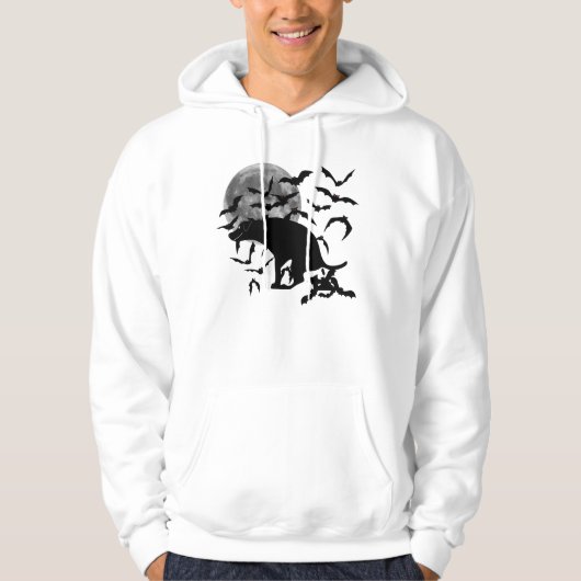 Grappige Hond Liefhebber Halloween  Hoodie (Voorkant)