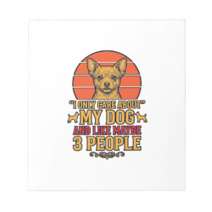 Grappige Hond Liefhebber Vintage Citaat Vector Des Notitieblok