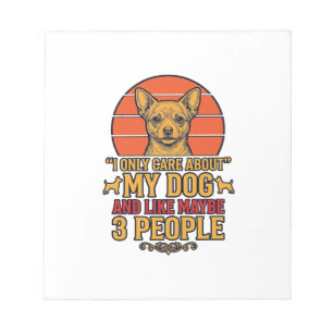 Grappige Hond Liefhebber Vintage Citaat Vector Des Notitieblok