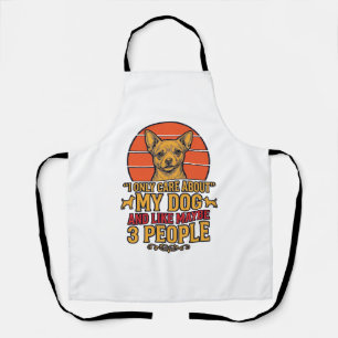 Grappige Hond Liefhebber Vintage Citaat Vector Des Schort