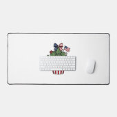 Grappige Hond Liefhebber Vintage Gravure Citaat De Bureaumat (Keyboard & Muis)