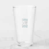 Grappige Hond Liefhebber Vintage Gravure Grafisch_ Glas (Achterkant)