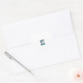 Grappige Hond Liefhebber Vintage Gravure Grafisch_ Hart Sticker (Envelop)