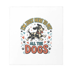 Grappige Hond Liefhebber Vintage Huisdier Alle Hon Notitieblok