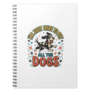 Grappige Hond Liefhebber Vintage Huisdier Alle Hon Notitieboek