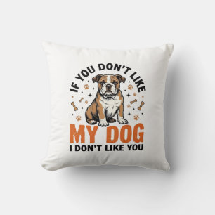 Grappige Hond Liefhebber Vintage Puppy Citaat Shir Kussen