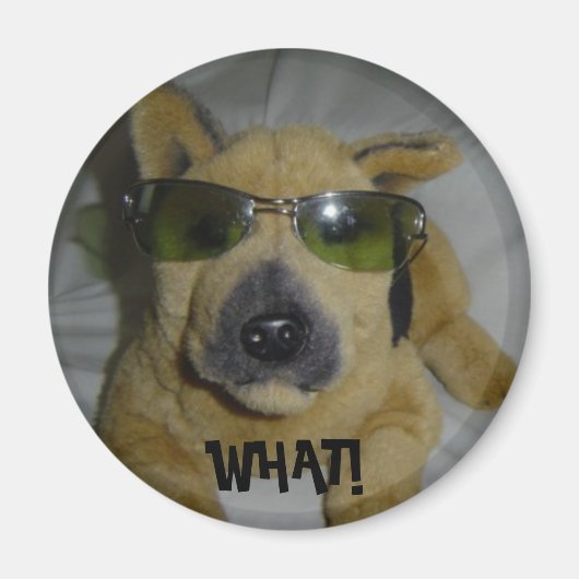 Grappige Hond Magneet (Voorkant)