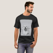 Grappige Hond Meme Hoofd Goud Retriever Gezicht T-shirt (Voorkant volledig)