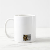 Grappige hond met koffie zin koffiemok (Links)