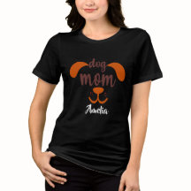 Grappige Hond Moeder Aangepast Script Naam