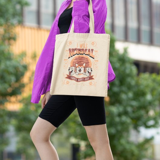 Grappige Hond moeder Hond vader schattig cadeau ca Tote Bag