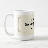 Grappige Hond Moeder Mok – 15 oz met Minimalistisc (Links)
