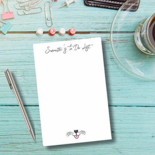Grappige hond-moeder takenlijst Cute bureau gepers Post-it® Notes