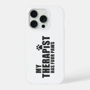 Grappige Hond Moeder Vader Cadeau! Mijn therapeut iPhone 15 Pro Case