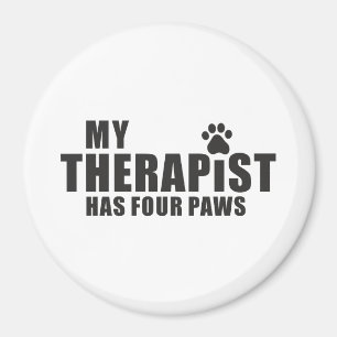 Grappige Hond Moeder Vader Cadeau! Mijn therapeut Magneet