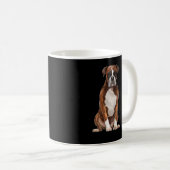 Grappige hond MomDad Gift Koffiemok (Voorkant rechts)