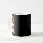 Grappige hond MomDad Gift Koffiemok (Voorkant links)