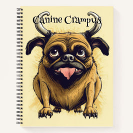 Grappige Hond Monster: Hond Krampus Notitieboek
