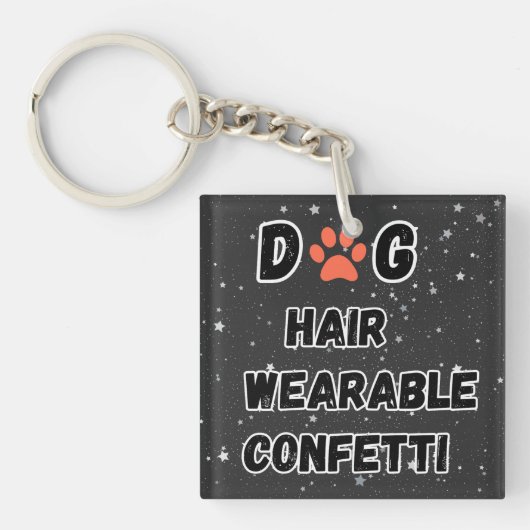 Grappige hond ouder citaat hond moeder vader charm sleutelhanger (voorkant)