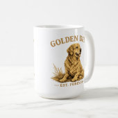 Grappige Hond Papa Cadeau Koffiemok (Voorkant rechts)