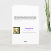 Grappige Hond Party Dier Gelukkige Verjaardag Kaart (Achterkant)