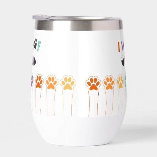 Grappige hond Paws Lover (Rechts)