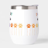 Grappige hond Paws Lover (Links)