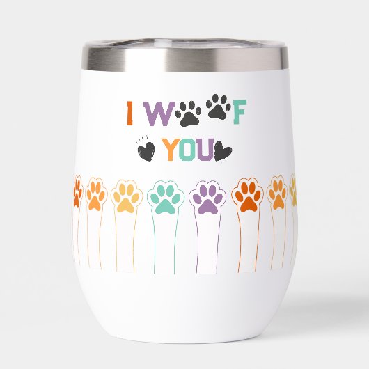 Grappige hond Paws Lover (Achterkant)